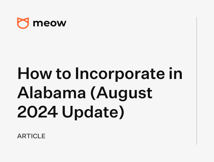 How to Incorporate in Alabama (August 2024 Update)