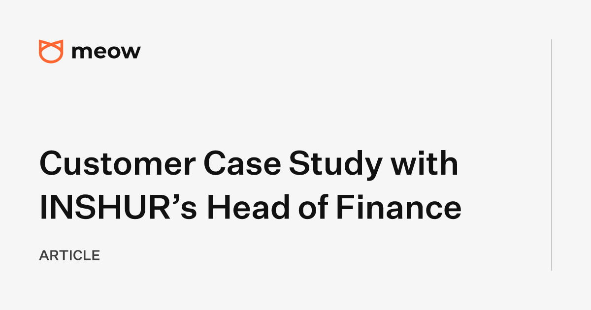 Customer Case Study with INSHUR’s  Head of Finance
