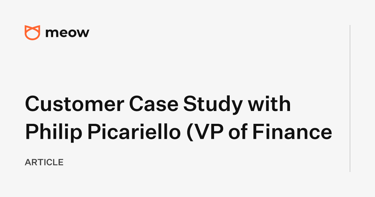 Customer Case Study with Philip Picariello (VP of Finance & Ops at Stocktwits)
