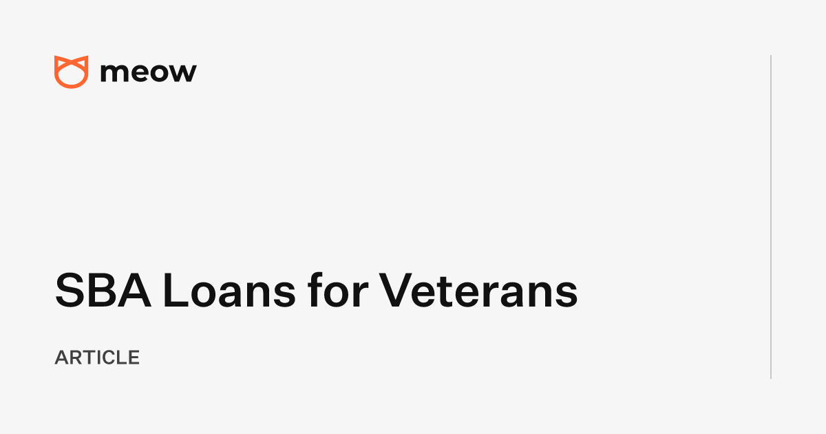 SBA Loans for Veterans