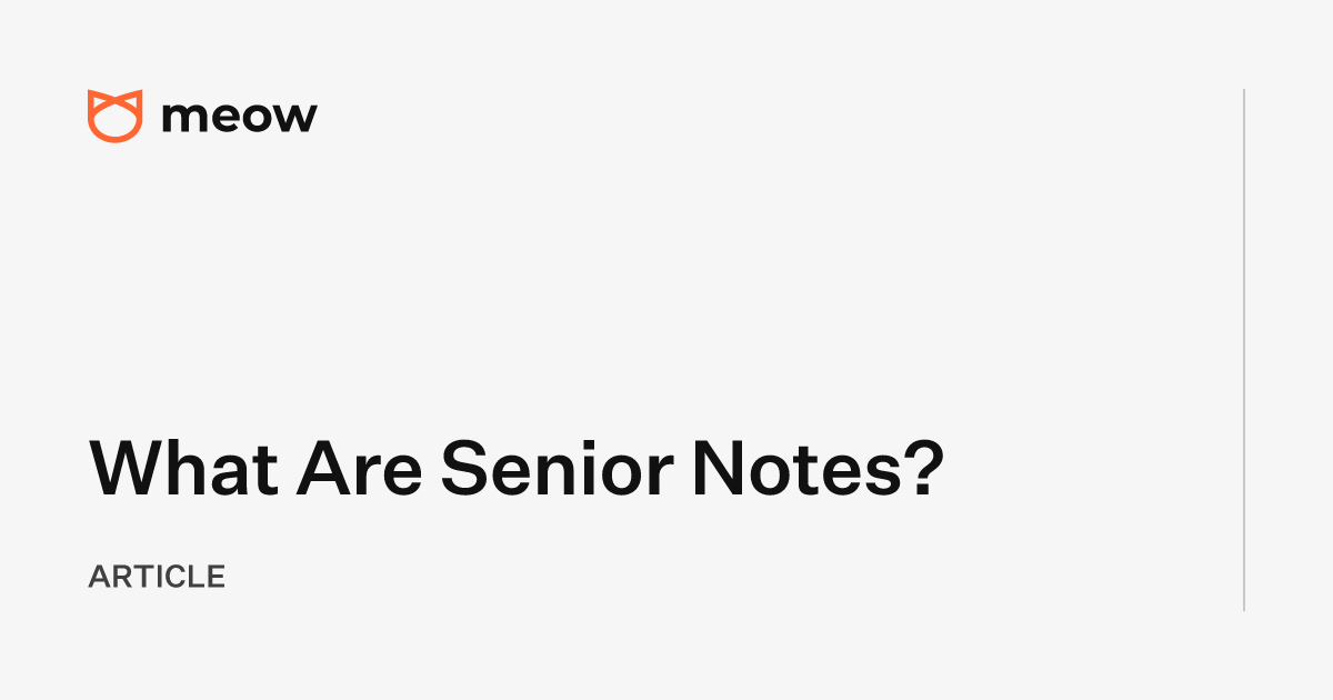 What Are Senior Notes?