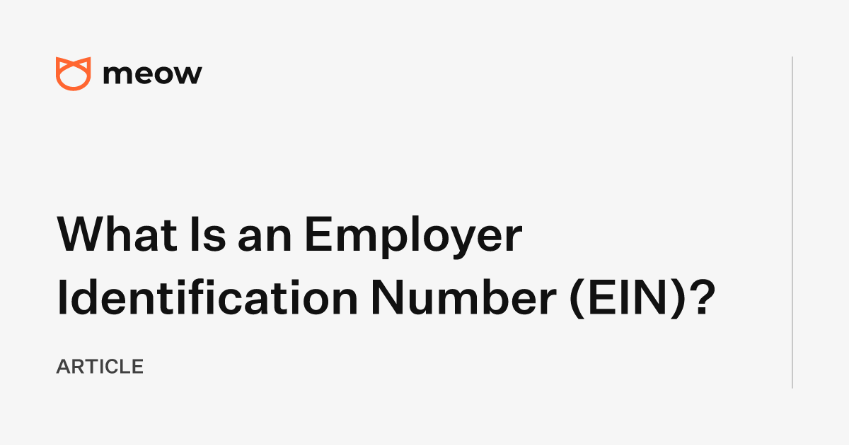 What Is an Employer Identification Number (EIN)?