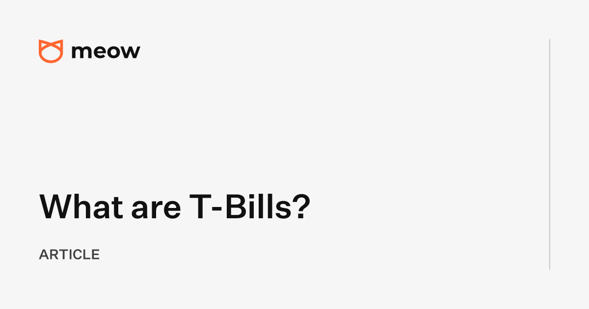 What are T-Bills?